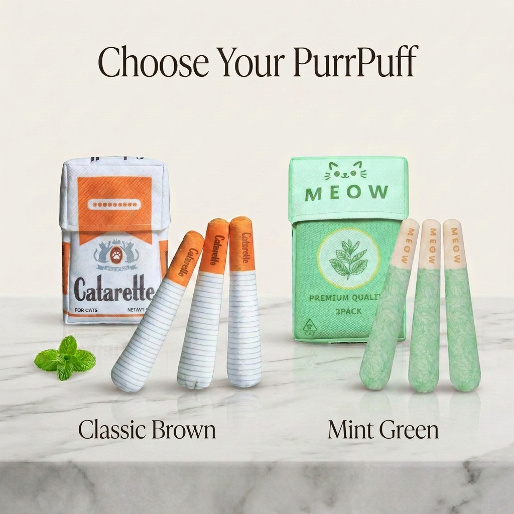 PurrPuff™ Catnip Cigarette Toy
